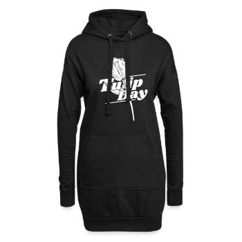 Tulpen Tulpen - Hoodie-Kleid - Schwarz - Vorne