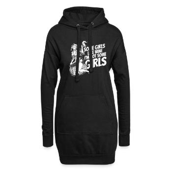 Bière artisanale Bière artisanale Bière fille - Sweat-shirt à capuche long Femme - noir - Devant