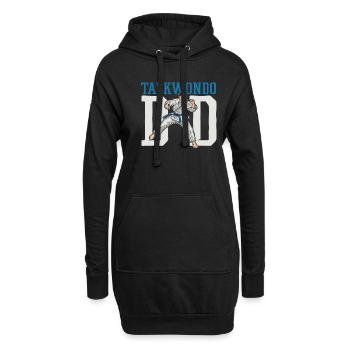 Taekwondo Vater Taekwondo Vater Taekwondo Dad - Hoodie-Kleid - Schwarz - Vorne