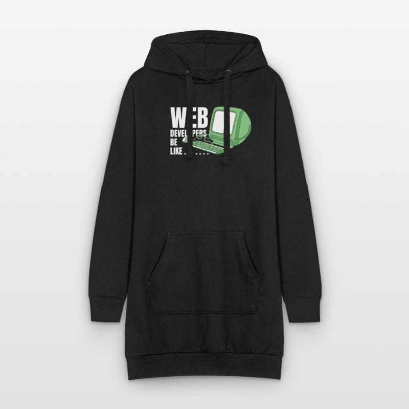 Web Developer Web Developer Funny Hoodie Dress