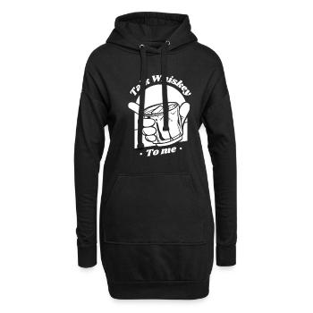 Whisky Whiskey - Hoodie-Kleid - Schwarz - Vorne
