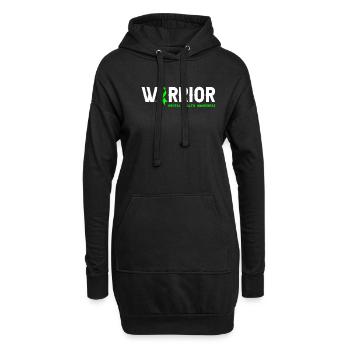Psychologie Psychologe Krieger - Hoodie-Kleid - Schwarz - Vorne