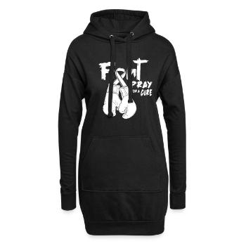 Psychologie Psychologe Streit - Hoodie-Kleid - Schwarz - Vorne