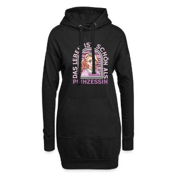 Prinzessin Fun - Hoodie-Kleid - Schwarz - Vorne