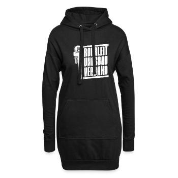 Rohrleitungsbauer - Hoodie-Kleid - Schwarz - Vorne