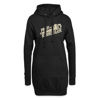 Rohrleitungsbauer Fachmann - Hoodie-Kleid - Schwarz - Vorne