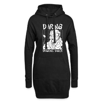 Jahr Des Drachen 2024 - Hoodie-Kleid - Schwarz - Vorne