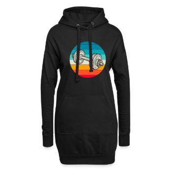 Aptitude - Sweat-shirt à capuche long Femme - noir - Devant