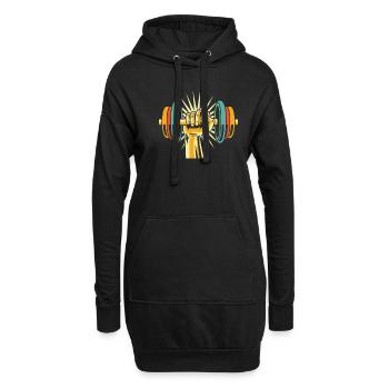 Aptitude - Sweat-shirt à capuche long Femme - noir - Devant