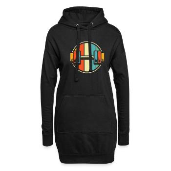 Aptitude - Sweat-shirt à capuche long Femme - noir - Devant