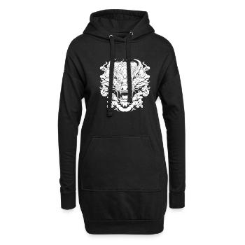 Jahr Des Drachen 2024 - Hoodie-Kleid - Schwarz - Vorne