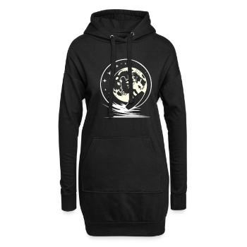 Kitesurfer Kitesurfen Kiten Kitesurf - Sweat-shirt à capuche long Femme - noir - Devant