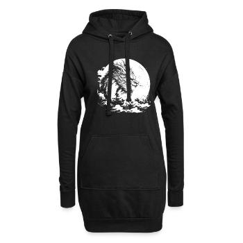 Jahr Des Drachen 2024 - Hoodie-Kleid - Schwarz - Vorne