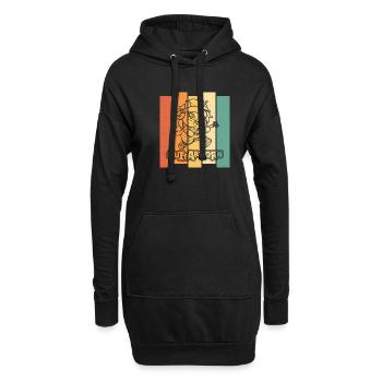 Electric Guitar Electric Guitar Unicorn Guitarcorn - Hoodie Dress - black - Front