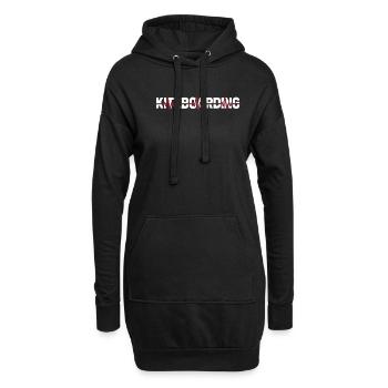Kitesurfer Kitesurfen Kiten Kitesurf - Sweat-shirt à capuche long Femme - noir - Devant