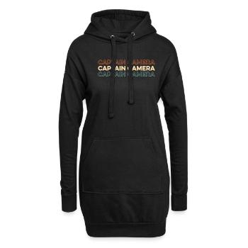 Photographer Photography Camera - Hoodie Dress - black - Front