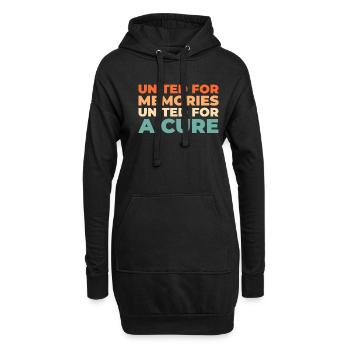 Alzheimer Soutien à la maladie d’Alzheimer - Sweat-shirt à capuche long Femme - noir - Devant