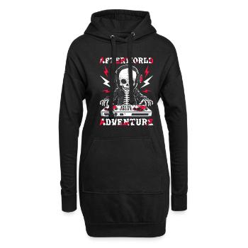 Ingénieur du son Ingénieur du son Skeleton - Sweat-shirt à capuche long Femme - noir - Devant