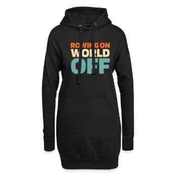 Aviron Rameur Aviron On World Off - Sweat-shirt à capuche long Femme - noir - Devant