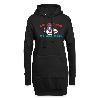 Sneakers - Hoodie Dress - black - Front