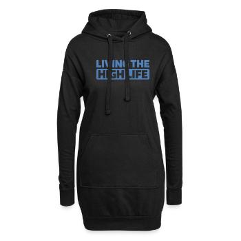 Paramotor Gleitschirmfliegen - Hoodie-Kleid - Schwarz - Vorne