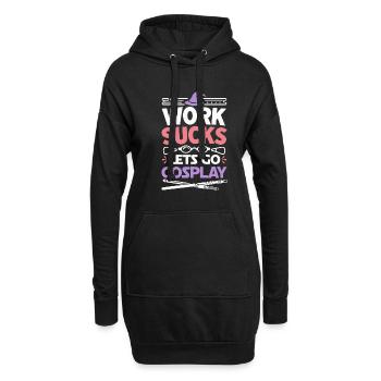 Cosplay Cosplayer - Hoodie-Kleid - Schwarz - Vorne