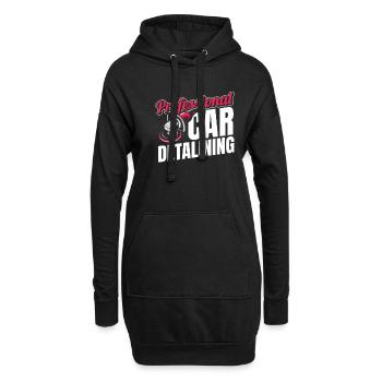 Détaillant automobile - Sweat-shirt à capuche long Femme - noir - Devant