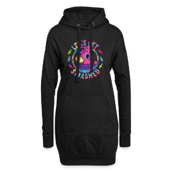 Faisons smashed Pinata - Sweat-shirt à capuche long Femme - noir - Devant