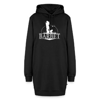 BARBET Jagdhunderasse Jagd Jagdhunde Wilsigns - Hoodie-Kleid - Schwarz - Vorne