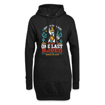 One last rodeo for the groom - Hoodie Dress - black - Front