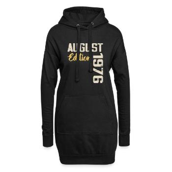 Jubiläum August 1976 - Limitierte Auflage August 1976 - Hoodie-Kleid - Schwarz - Vorne
