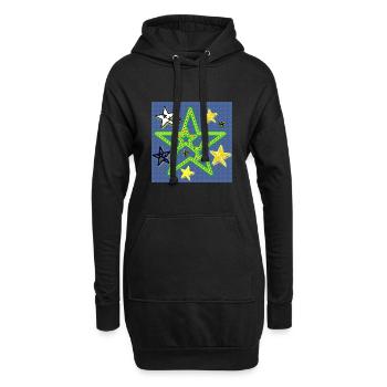 STERNE - Shop WoW - 2023 - Hoodie-Kleid - Schwarz - Vorne