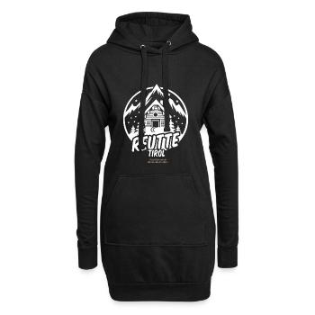 Reutte Tirol Austria Ski Resort T Shirt Design - Hoodie-Kleid - Schwarz - Vorne