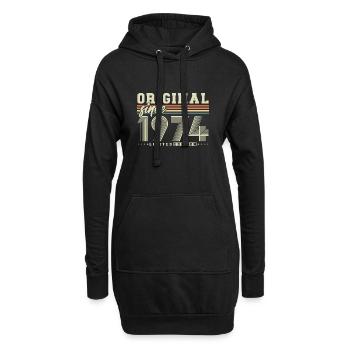 Original depuis 1974 Edition limitée - Sweat-shirt à capuche long Femme - noir - Devant