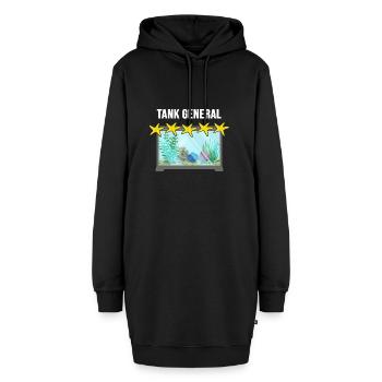 Aquarium Aquarianer Fischzüchter Aquariumfische - Hoodie-Kleid - Schwarz - Vorne