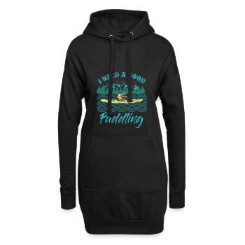 I need a good canoe - Hoodie Dress - black - Front