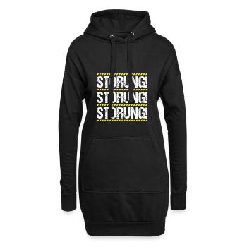 Triebfahrzeugführer Lokführer Lokomotivführer - Hoodie-Kleid - Schwarz - Vorne