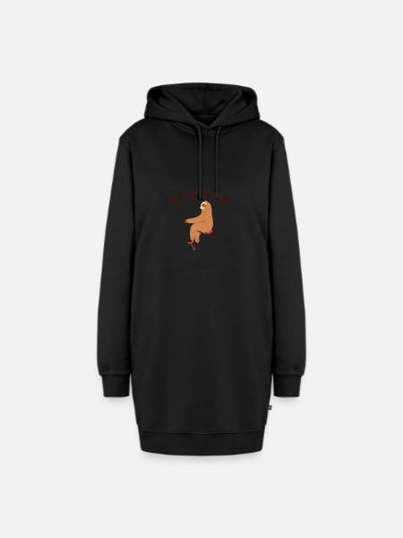 SLOW RIDER - Hoodie-Kleid - Schwarz