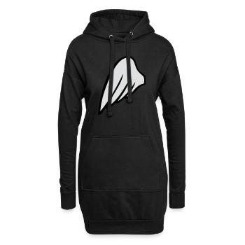 leftwing - Hoodie-Kleid - Schwarz - Vorne