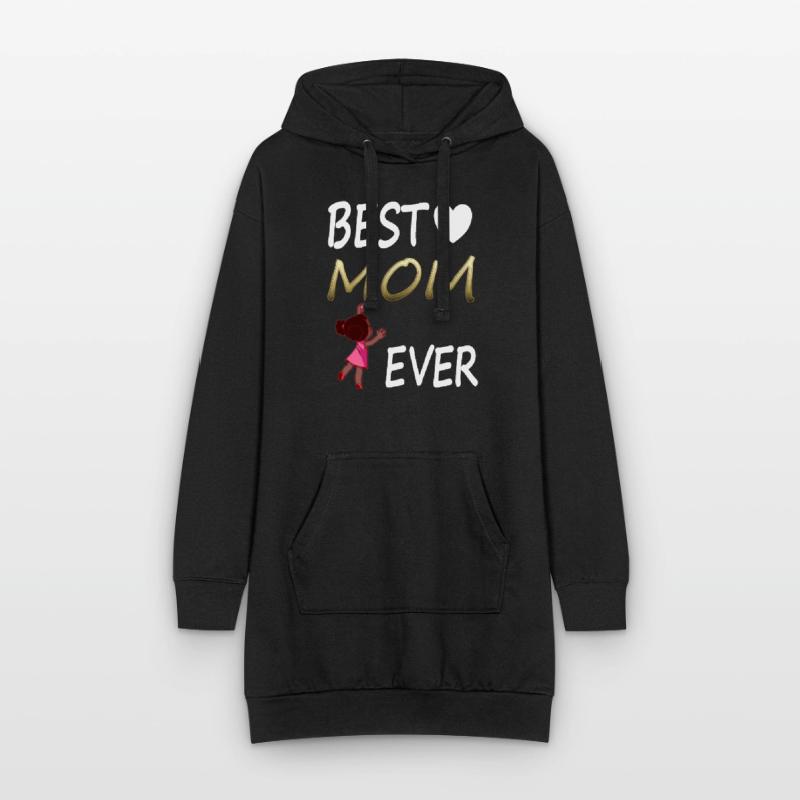 Muttertag feiern beste Mama bester Mutter Geschenk Hoodie-Kleid