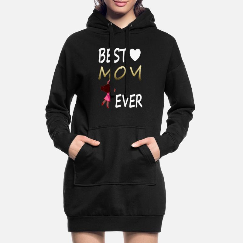 Muttertag feiern beste Mama bester Mutter Geschenk Hoodie-Kleid