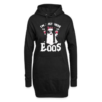 Skull Horror Halloween Cadeau - Sweat-shirt à capuche long Femme - noir - Devant