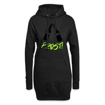 Bier Prost - Hoodie-Kleid - Schwarz - Vorne