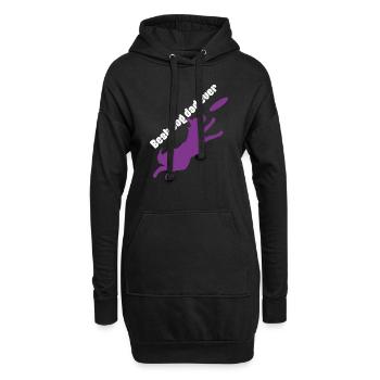 Best Corgi Dad Ever Bester Hunde Papa Vatertag - Hoodie-Kleid - Schwarz - Vorne
