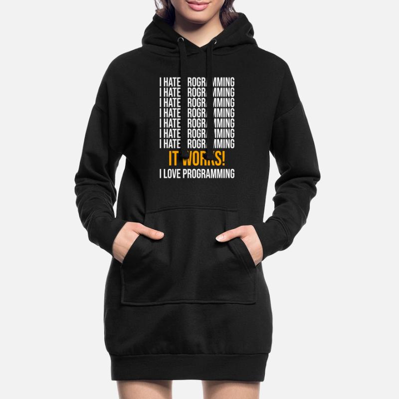 Coder Developer Programmer Coding IT Computer Hoodie Dress