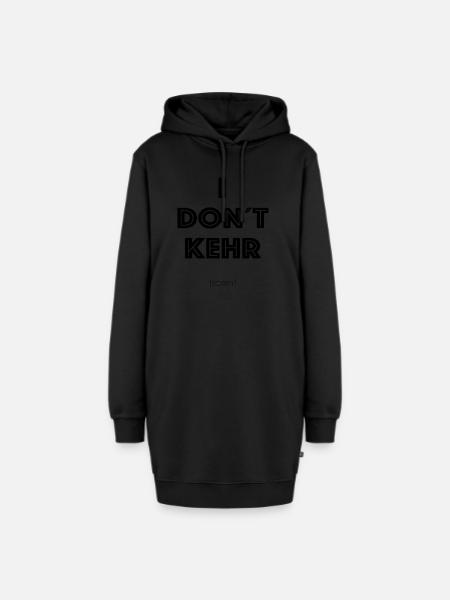 i don t kehr sorry funny joke arrogant ignorant Te - Hoodie-Kleid - Schwarz