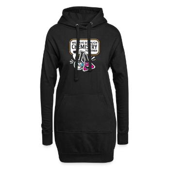 Nous avons tellement de chimie ensemble la Saint-Valentin - Sweat-shirt à capuche long Femme - noir - Devant