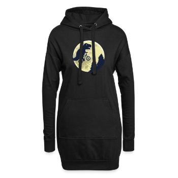 T-Rex Tyrannosaurus Funny Gift Birthday - Hoodie Dress - black - Front