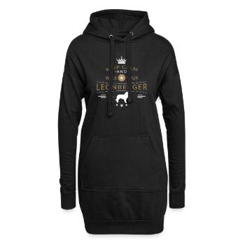 shirt Leonberg - Sweat-shirt à capuche long Femme - noir - Devant