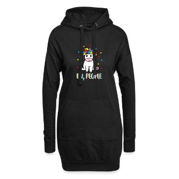 EW, PEOPLE / Unicorn / CADEAUX - Sweat-shirt à capuche long Femme - noir - Devant